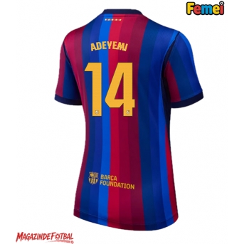 Barcelona Karim Adeyemi #14 Tricou Fotbal Replică 2026-27 Femei Acasa